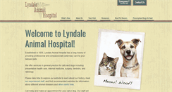 Desktop Screenshot of lyndaleanimalhospital.com